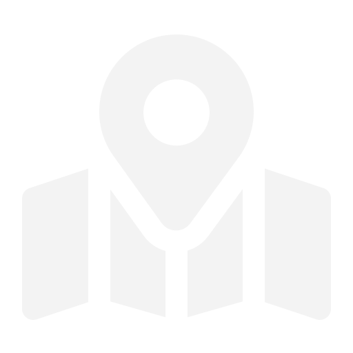 Icone de um mapa na cor branca